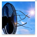 Ventilator in der Sonne